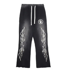Hellstar Studios Flare Sweatpants Black